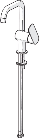 Einhand-Waschtischarmatur „Basic“ Ausladung 150 mm in Chrom Einhand-Waschtischarmatur „Basic“ Ausladung 150 mm in Chrom
