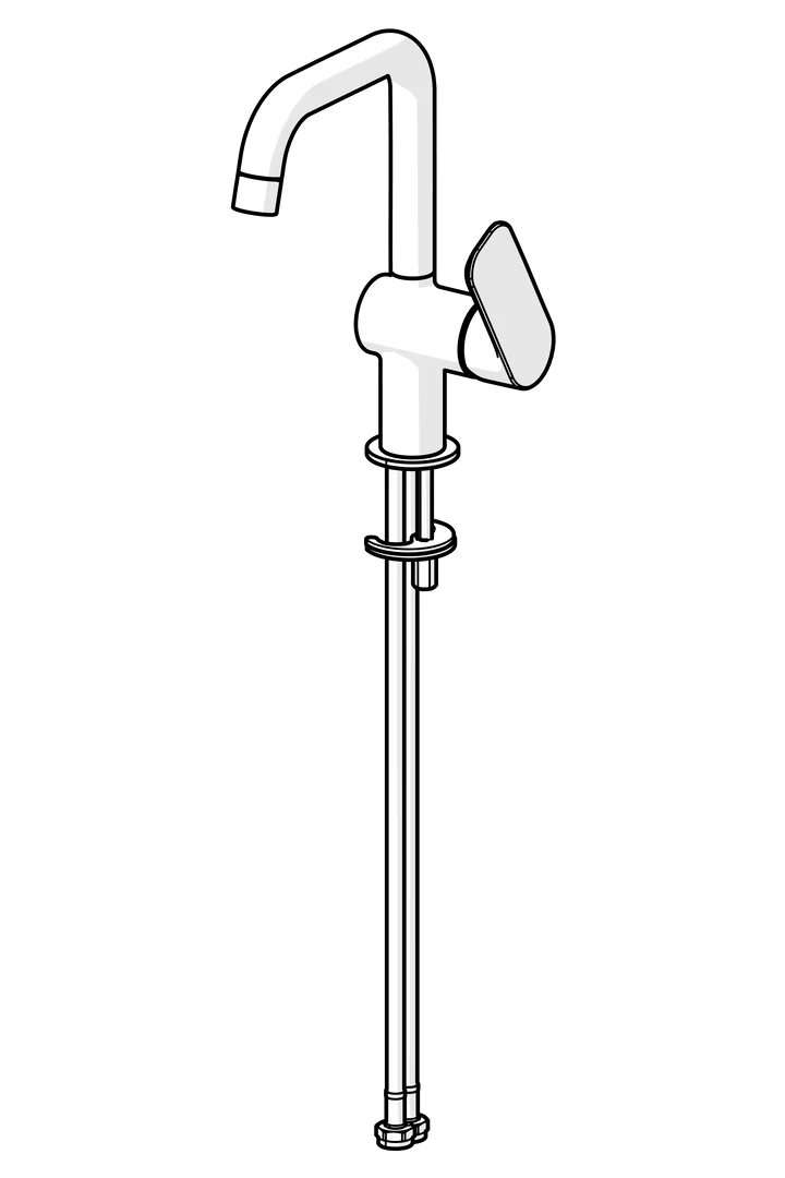 HansaBASIC EHM Waschtischbatterie 5554 Ausladung 150 mm DN15 Chrom HansaBASIC EHM Waschtischbatterie 5554 Ausladung 150 mm DN15 Chrom