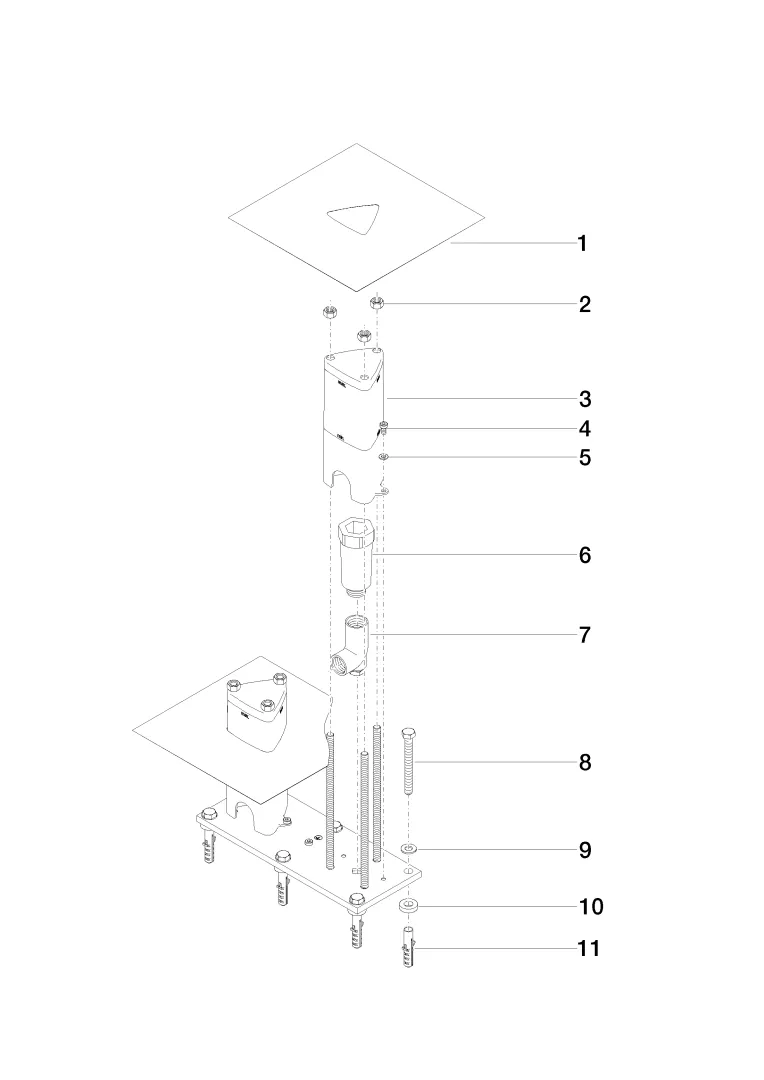UP-Bodenbefestigung SERIENNEUTRAL 35944970 UP-Bodenbefestigung SERIENNEUTRAL 35944970