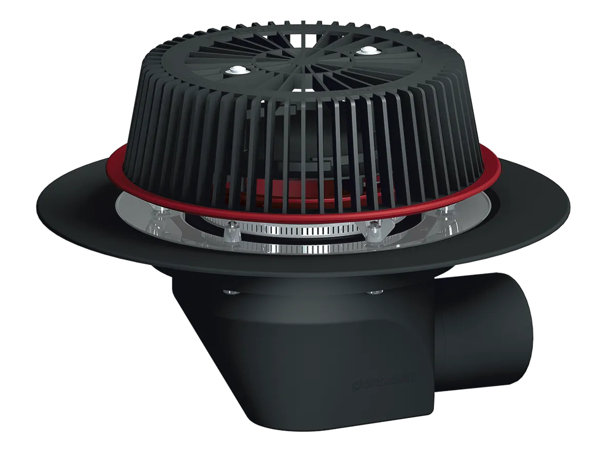 Notablauf SuperDrain 64 Schraubflansch, DN 70 Notablauf SuperDrain 64 Schraubflansch, DN 70