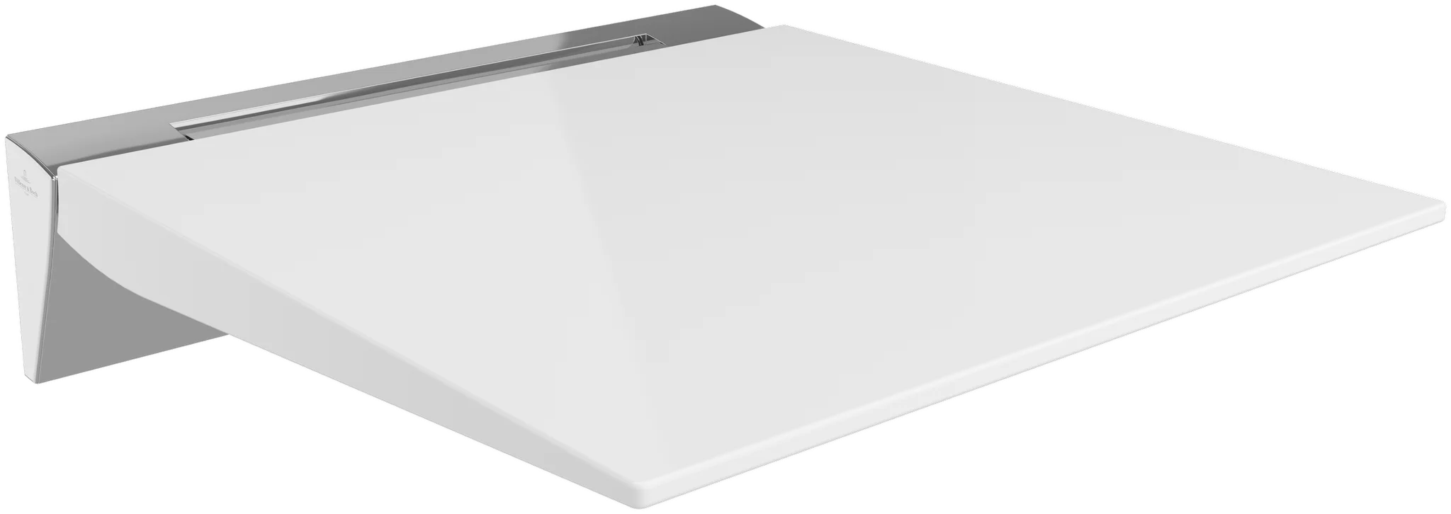Villeroy & Boch ViCareUNIVERSAL Duschklappsitz, Aluminium, 355 x 370 mm, SoftStop, 68 Weiß Villeroy & Boch ViCareUNIVERSAL Duschklappsitz, Aluminium, 355 x 370 mm, SoftStop, 68 Weiß