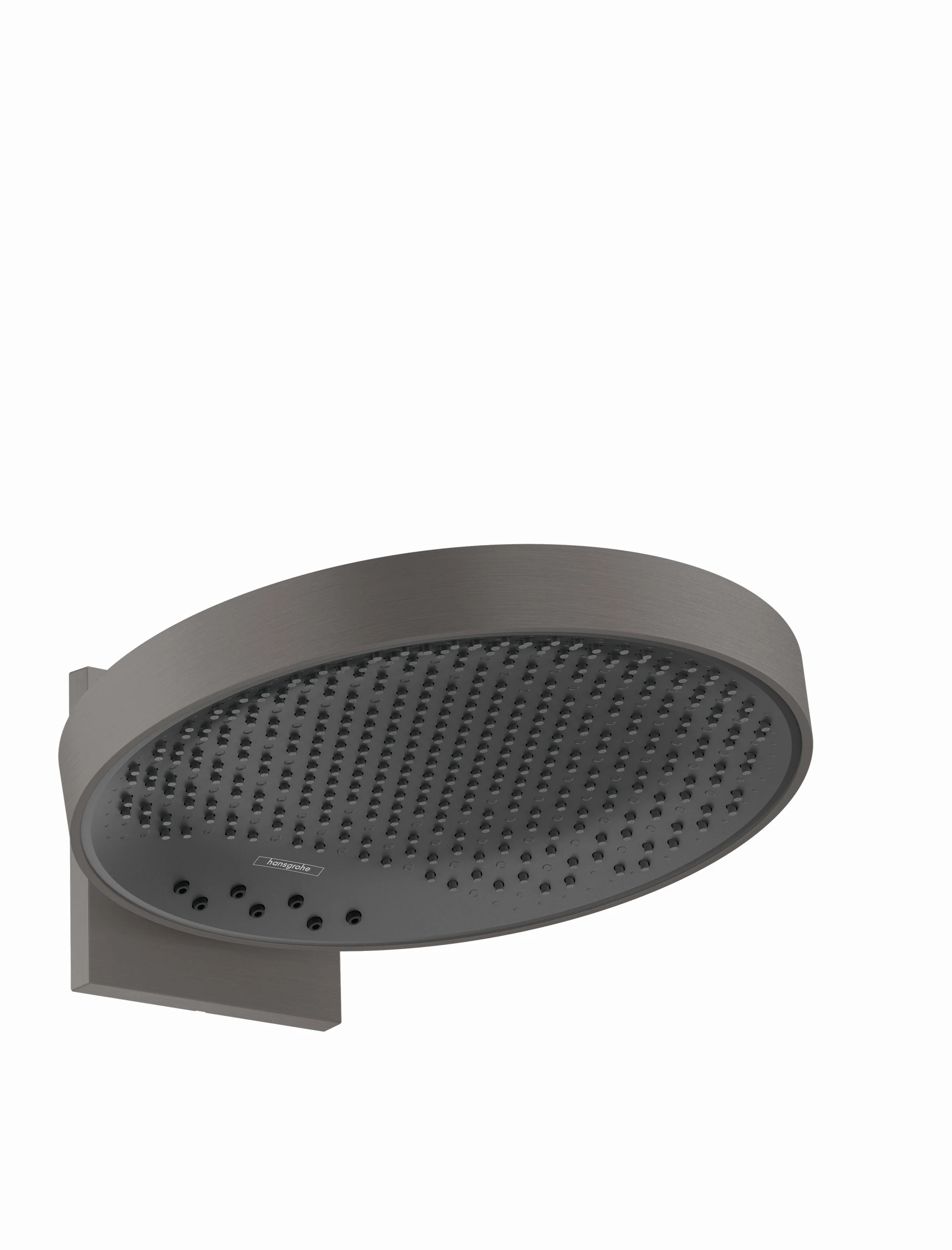 Hansgrohe Rainfinity Kopfbrause 3jet, Brushed Black Chrome, 360 mm Brausekopfgröße, 381 mm Ausladung Hansgrohe Rainfinity Kopfbrause 3jet, Brushed Black Chrome, 360 mm Brausekopfgröße, 381 mm Ausladung
