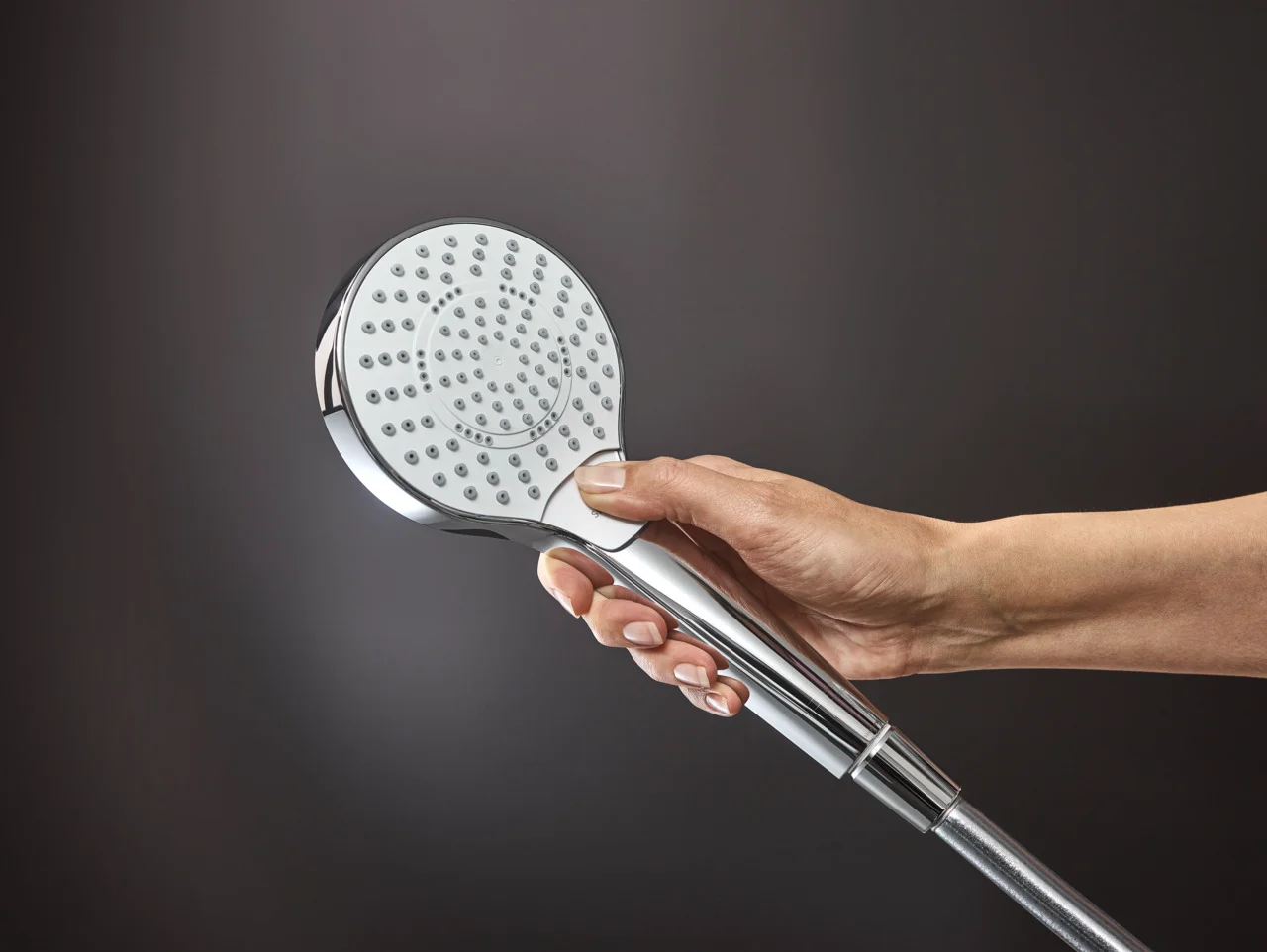 Hansgrohe Croma Select S Handbrause EcoSmart weiß/chrom, 110 mm Brausekopfgröße, SoftRain, IntenseRain, Massagestrahl, QuickClean Hansgrohe Croma Select S Handbrause EcoSmart weiß/chrom, 110 mm Brausekopfgröße, SoftRain, IntenseRain, Massagestrahl, QuickClean