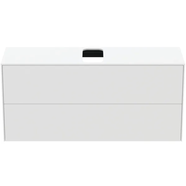 Ideal Standard Waschtischunterschrank „Conca“ 120,2 × 55 × 37,3 cm Weiß matt lackiert