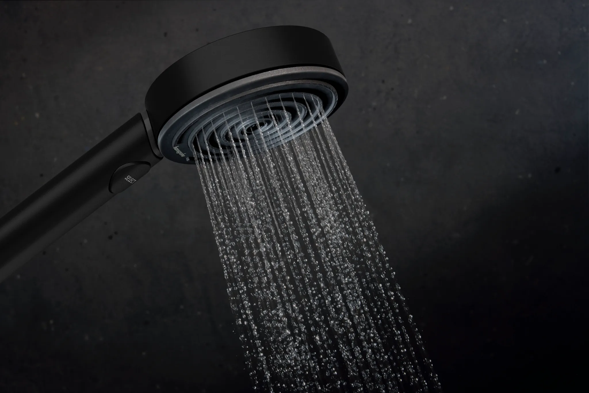 Hansgrohe Pulsify Select S Brausesystem 105 3jet Relaxation EcoSmart mit Ecostat Element und Brausestange 90 cm, Mattschwarz Hansgrohe Pulsify Select S Brausesystem 105 3jet Relaxation EcoSmart mit Ecostat Element und Brausestange 90 cm, Mattschwarz