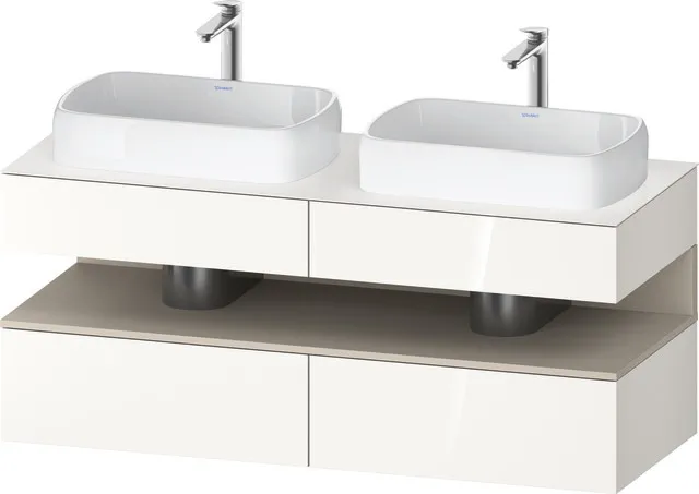 Duravit Waschtischunterschrank wandhängend „Qatego“ 140 × 60 × 55 cm Duravit Waschtischunterschrank wandhängend „Qatego“ 140 × 60 × 55 cm