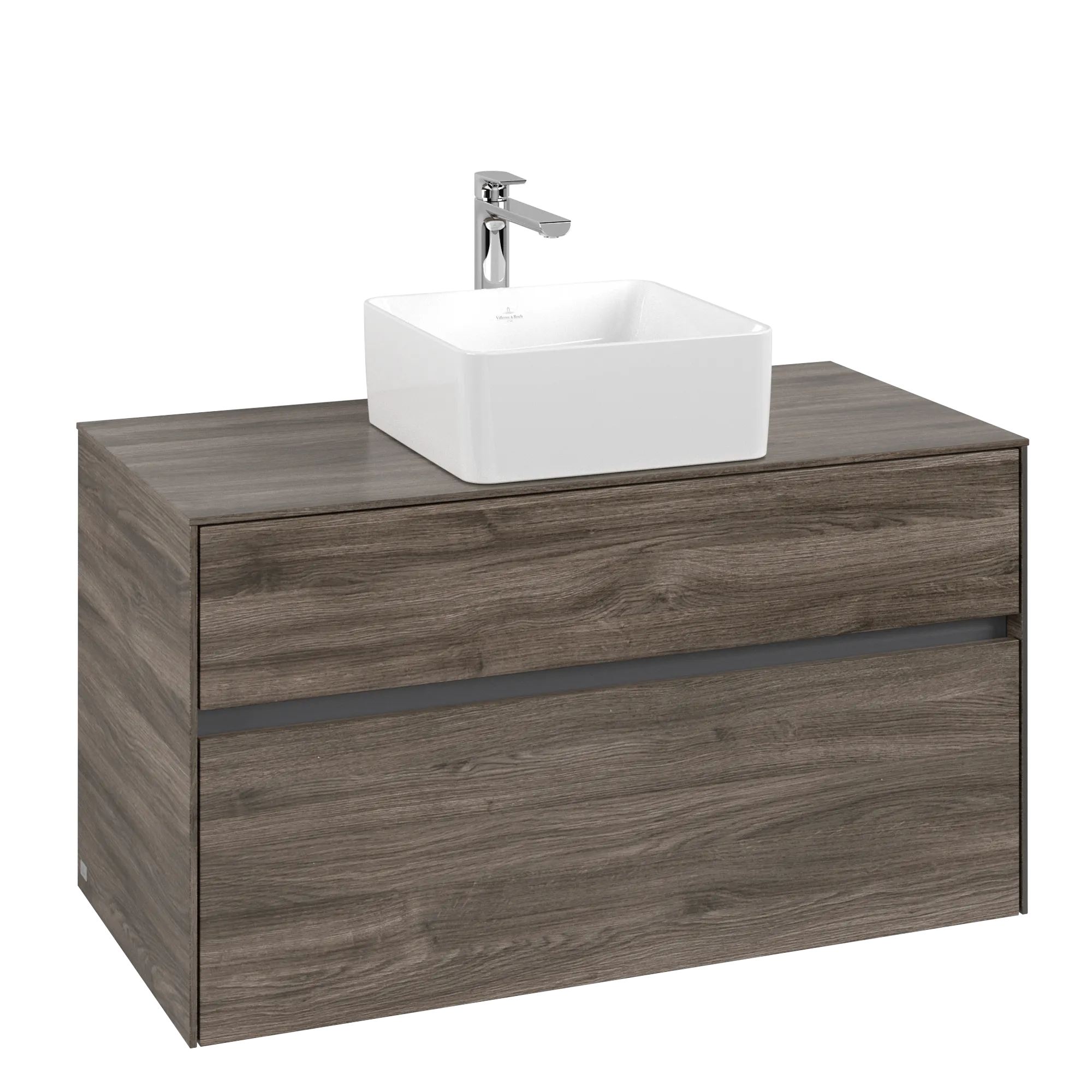 Villeroy & Boch Collaro Waschbeckenunterschrank C03800, 1000 x 548 x 500 mm, Stone Oak
