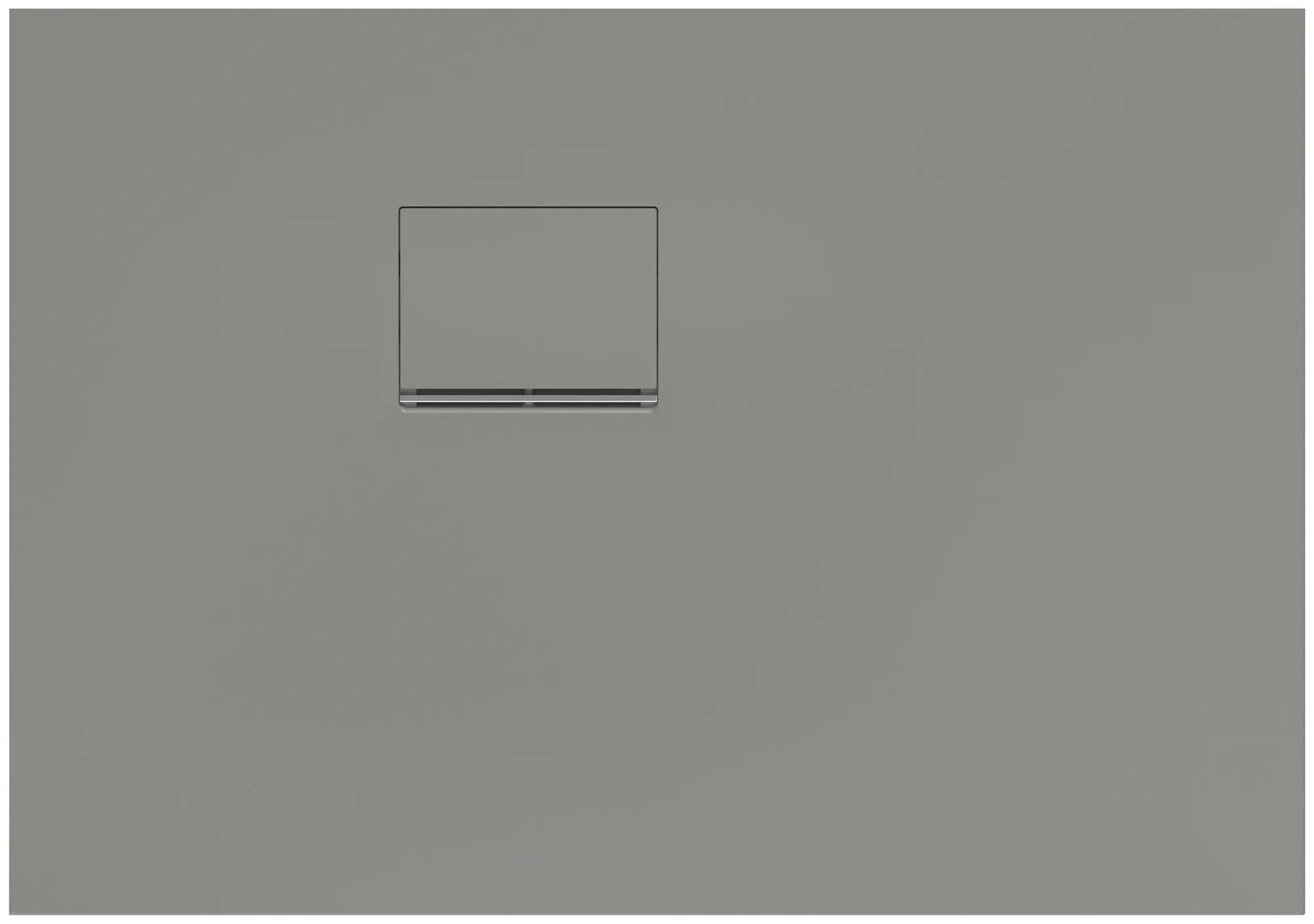Villeroy & Boch Duschwanne Squaro Infinity, rechteckig, 1000 x 700 mm, Höhe 40 mm, Grey, Quaryl, Antirutschklasse C