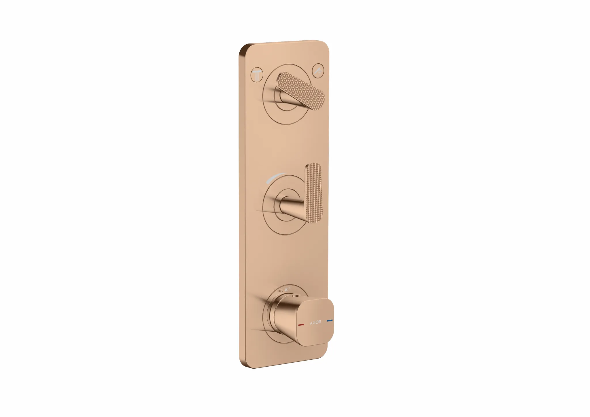 Hansgrohe Unterputz-Armatur „Axor Citterio C“ Ausladung 0 mm in Polished Red Gold Hansgrohe Unterputz-Armatur „Axor Citterio C“ Ausladung 0 mm in Polished Red Gold