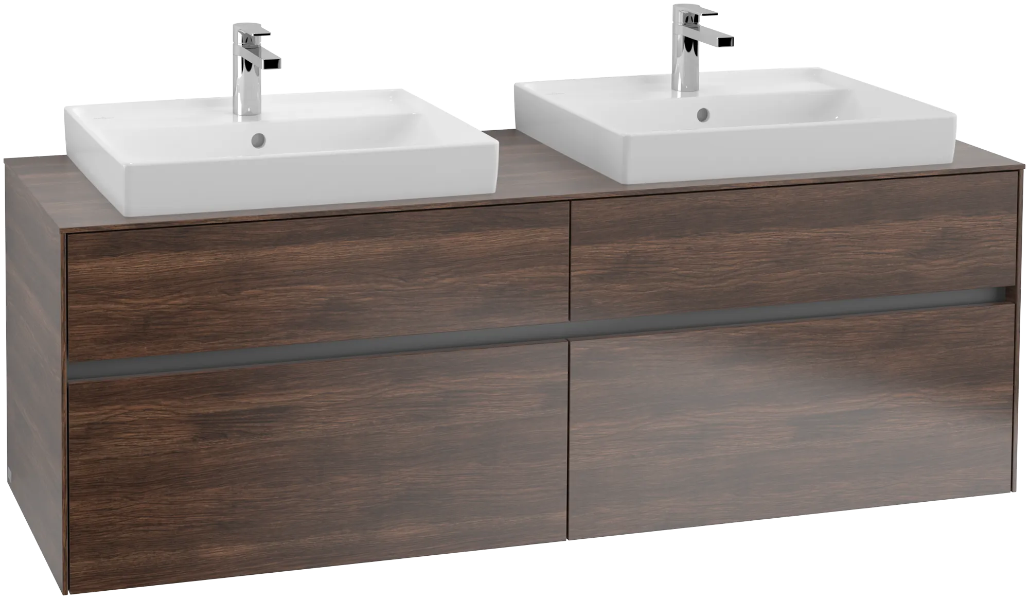 Villeroy & Boch Collaro Waschbeckenunterschrank C02400 1600x548x500mm 4 Auszüge Arizona Oak