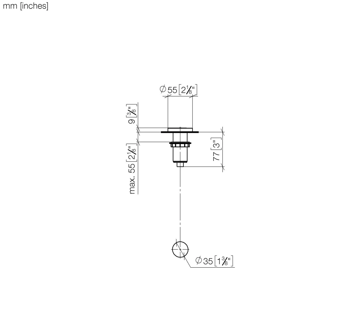 DO AIR SWITCH Bedienknopf Serienneutral 10713970 chrom