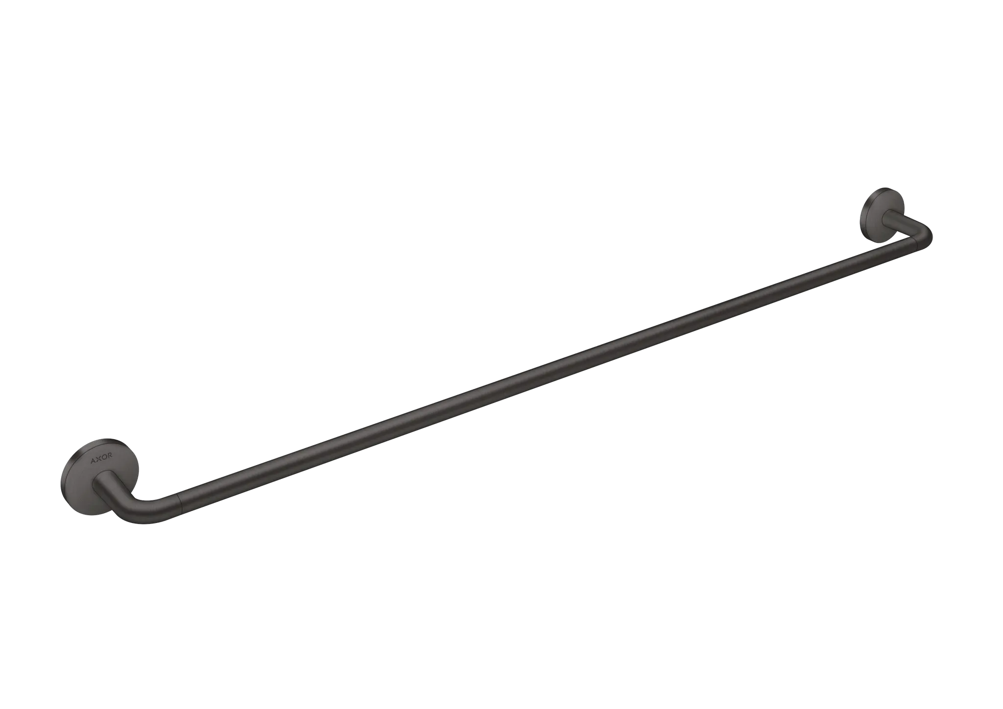 Hansgrohe AXOR Universal Circular Badetuchhalter 800 mm, Brushed Black Chrome, feststehend, Wandmontage