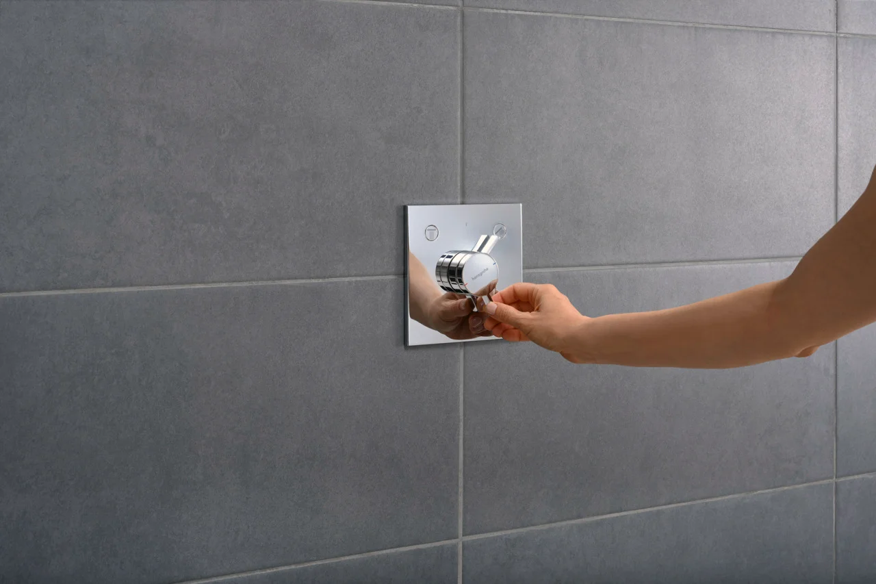 Hansgrohe DuoTurn E Mischer Unterputz, Chrom, 2 Verbraucher, maximale Durchflussmenge 29,5 l/min bei 3 bar, Keramikmischsystem, einfache Installation mit vormontiertem Funktionsblock