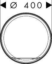 Xuniva Evo S Aufsatzwaschtisch 400/400 ohne Hahnloch und Überlauf, SmartClean, HygieneEffect, Weiß Xuniva Evo S Aufsatzwaschtisch 400/400 ohne Hahnloch und Überlauf, SmartClean, HygieneEffect, Weiß