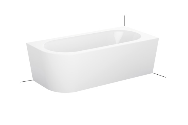 Bette rechteck Badewanne „BetteStarlet V Silhouette“ 175 × 80 cm in Weiß, 