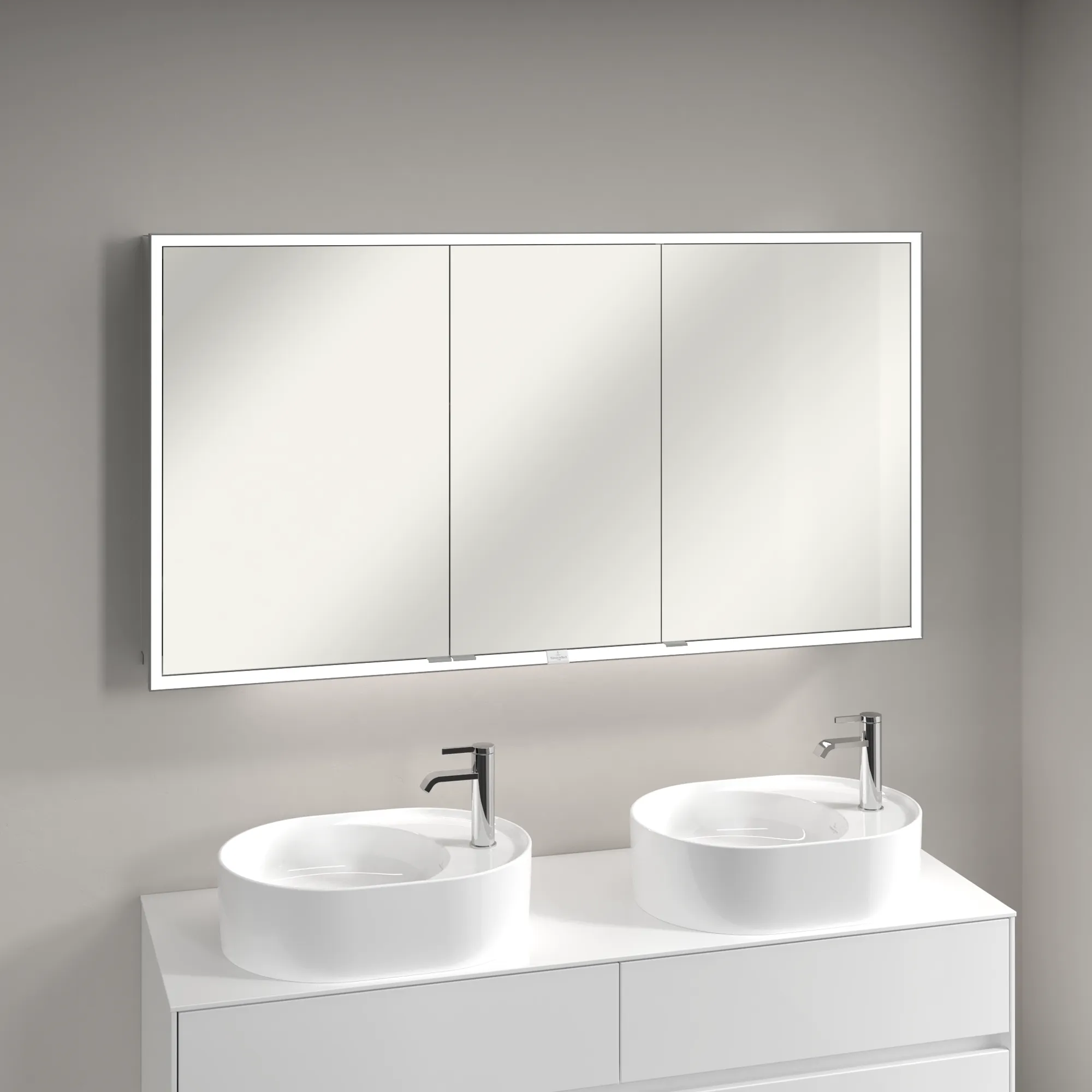 Villeroy & Boch Vorbau-Spiegelschrank „My View Now“ 1400 × 750 × 168 mm in White Matt