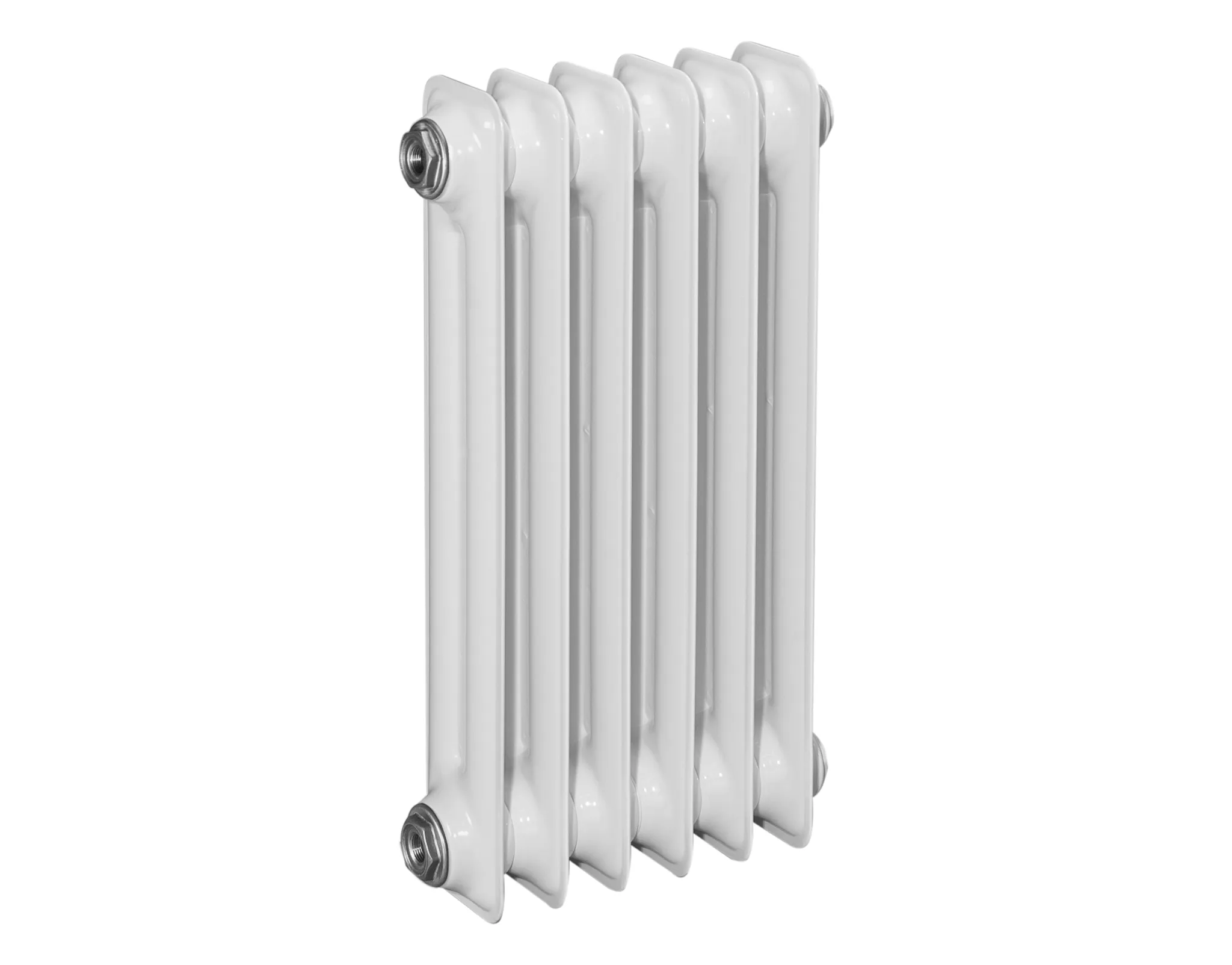 ASW Stahlradiator grundiert 5 Glieder Nabenabstand 500 mm „HG-TEC“ 25 × 60 × 16 cm