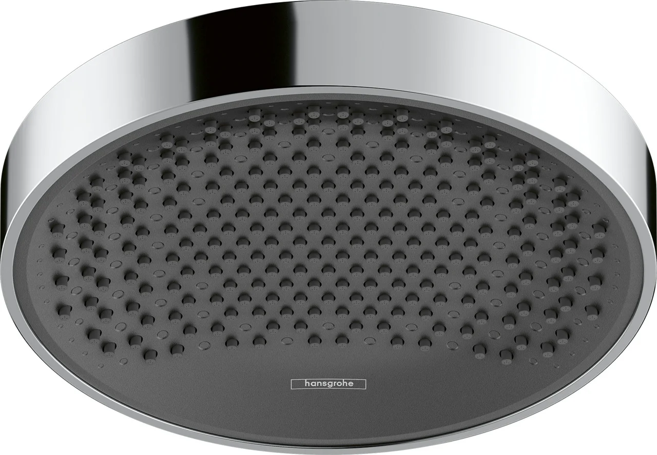 Hansgrohe Rainfinity Kopfbrause 250 mm, Chrom, Deckenmontage, PowderRain Strahlart, FlexPower Technologie