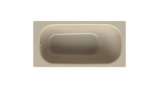 Bette BetteClassic Badewanne Rechteck Sand 1400x700x450 mm Einbau Unterbau 1-Sitzer Bade-Duschkombination glasierter Titan-Stahl