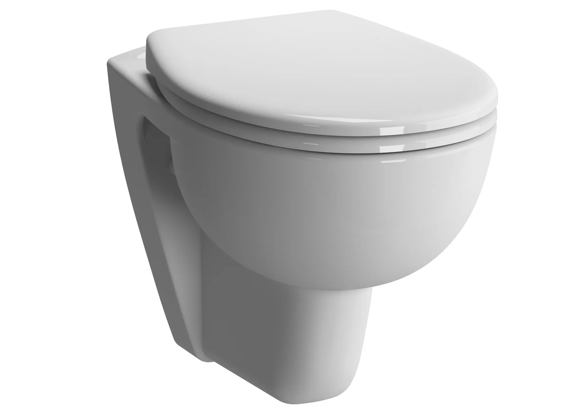 Conforma Tiefspüler-Wand-WC Sitzhöhe + 6 cm 36 x 54 cm Weiß Hochglanz