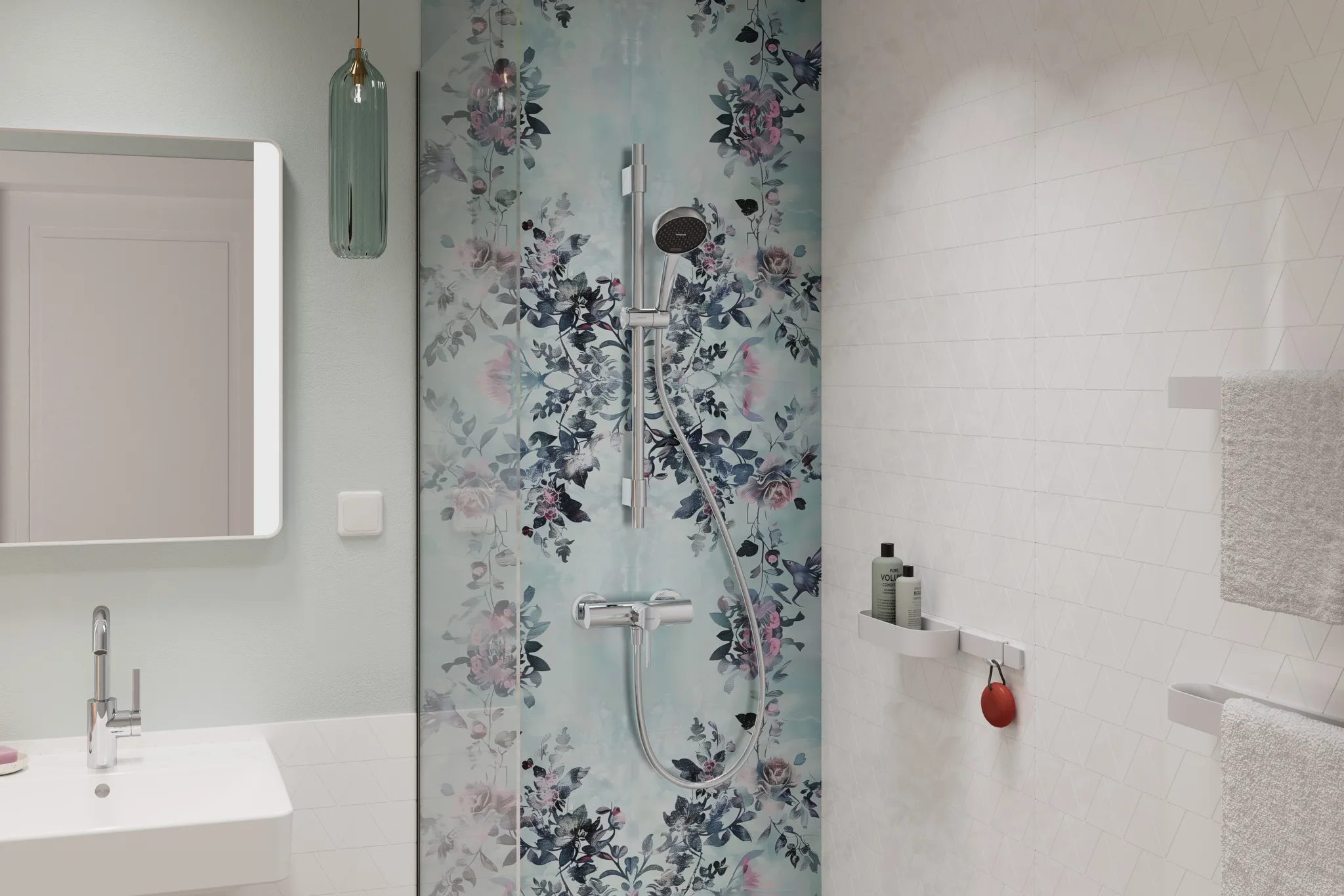 Hansgrohe Activera Select S 95 2jet EcoSmart Brauseset, chrom