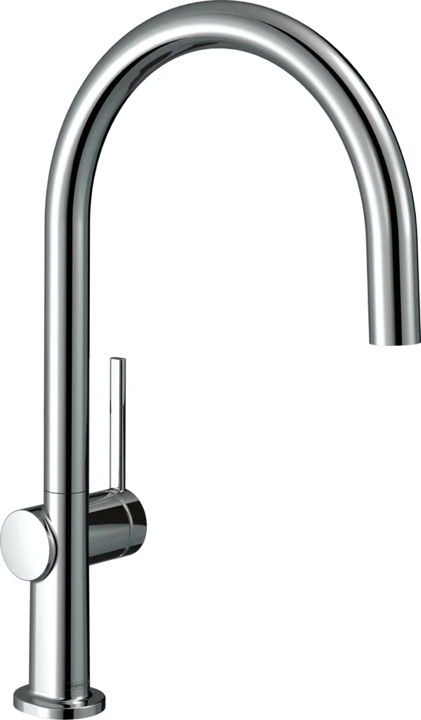 Hansgrohe Talis M54 Einhebel-Küchenmischer 1-Jet Chrom, ComfortZone 220, schwenkbar in 4 Stufen, Laminarstrahl, max. Durchfluss 9 l/min, Keramikmischsystem, für Durchlauferhitzer geeignet, Hahnlochbohrung 35 mm
