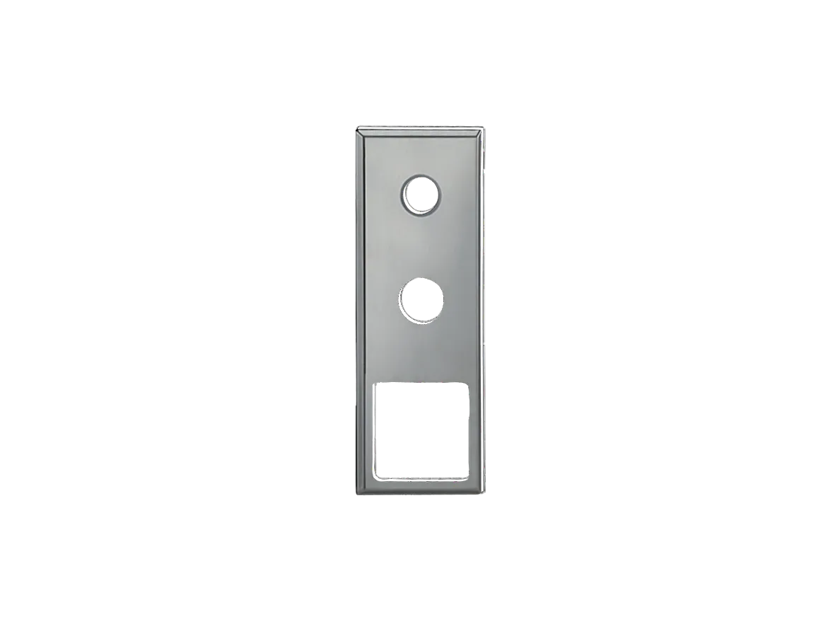 Abdeckplatte zu WE-Siphon 405 E/406 E, Edelstahl