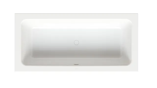 BetteOne Badewanne Rechteck, weiß, 1900 x 900 mm, 420 mm Höhe, 2-Sitzer, glasierter Titan-Stahl