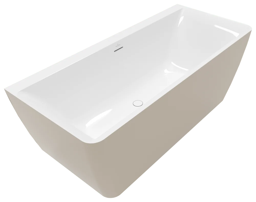 Villeroy & Boch Subway 3.0 Vorwand-Badewanne, 1800 x 800 mm, weiß Alpin, 495 mm Höhe, Einbauhöhe 630 mm, 2 Sitzplätze