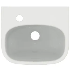 Waschbecken „i.lifeA“ 35 × 30 × 15 cm, Hahnlochposition links Waschbecken „i.lifeA“ 35 × 30 × 15 cm, Hahnlochposition links