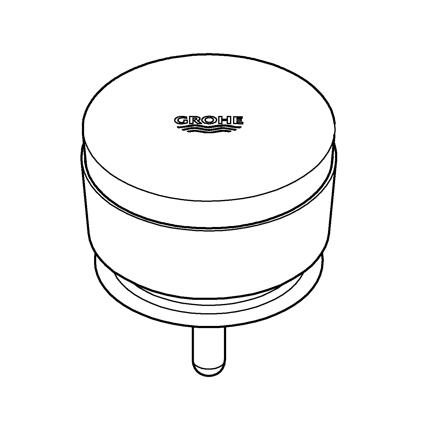 Deckelset Blue 40636, 2 Deckel, 1 × Edelstahldeckel mit Kippverschluss und integriertem Sieb, 1 × weißer Kunststoffdeckel als Verschluss, edelstahl/weiß Deckelset Blue 40636, 2 Deckel, 1 × Edelstahldeckel mit Kippverschluss und integriertem Sieb, 1 × weißer Kunststoffdeckel als Verschluss, edelstahl/weiß