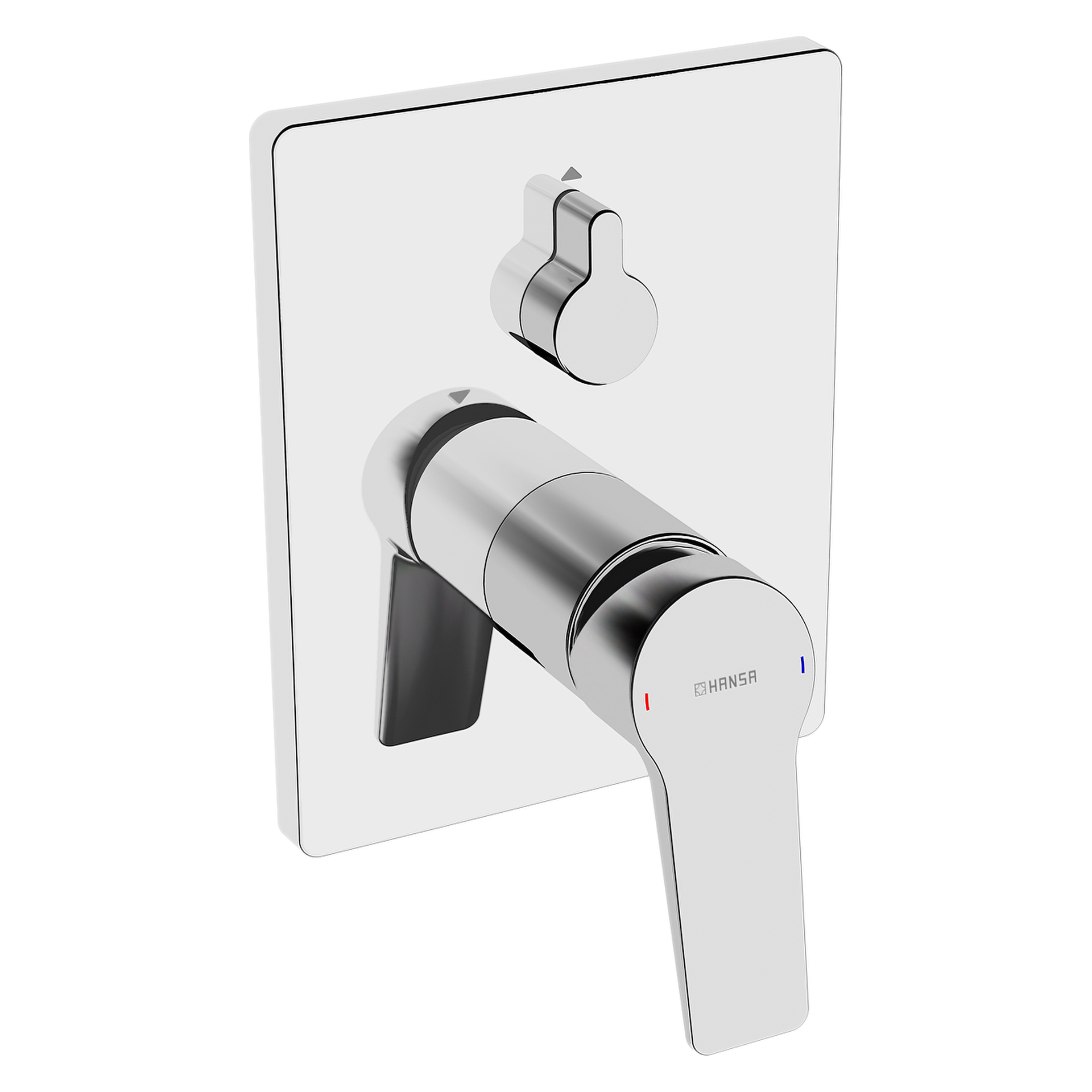 HansaTWIST Wannen- und Brausearmatur Einhebelmischer Fertigmontageset für Wanne/Brause HansaTWIST 8984 Rosette eckig Chrom HansaTWIST Wannen- und Brausearmatur Einhebelmischer Fertigmontageset für Wanne/Brause HansaTWIST 8984 Rosette eckig Chrom