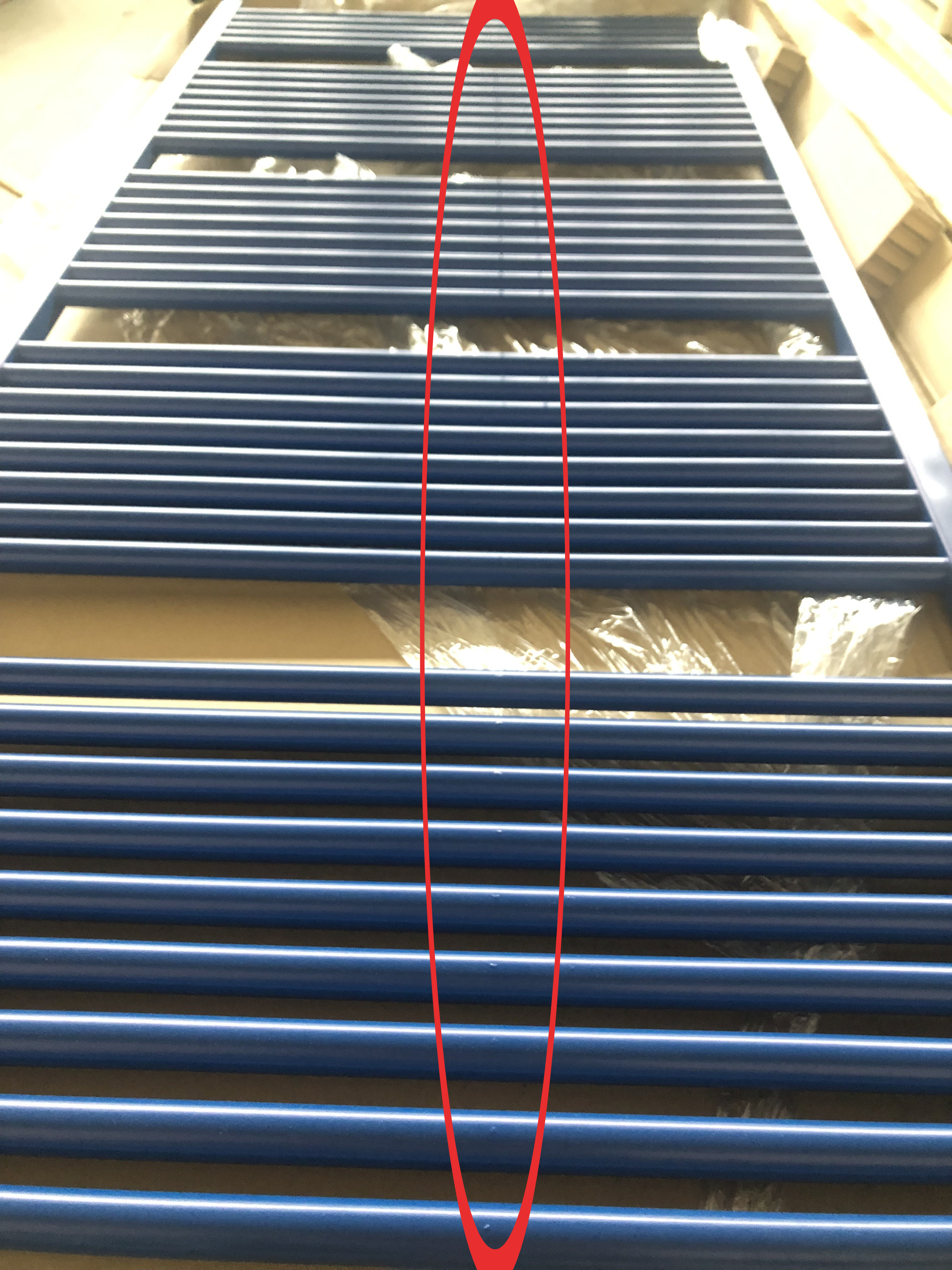 Zehnder Design-Elektroheizkörper „Zeno“ 75 × 176,2 cm ZZ140145GP00000 in Farbe Gentian Blue, B-Ware Zehnder Design-Elektroheizkörper „Zeno“ 75 × 176,2 cm ZZ140145GP00000 in Farbe Gentian Blue, B-Ware