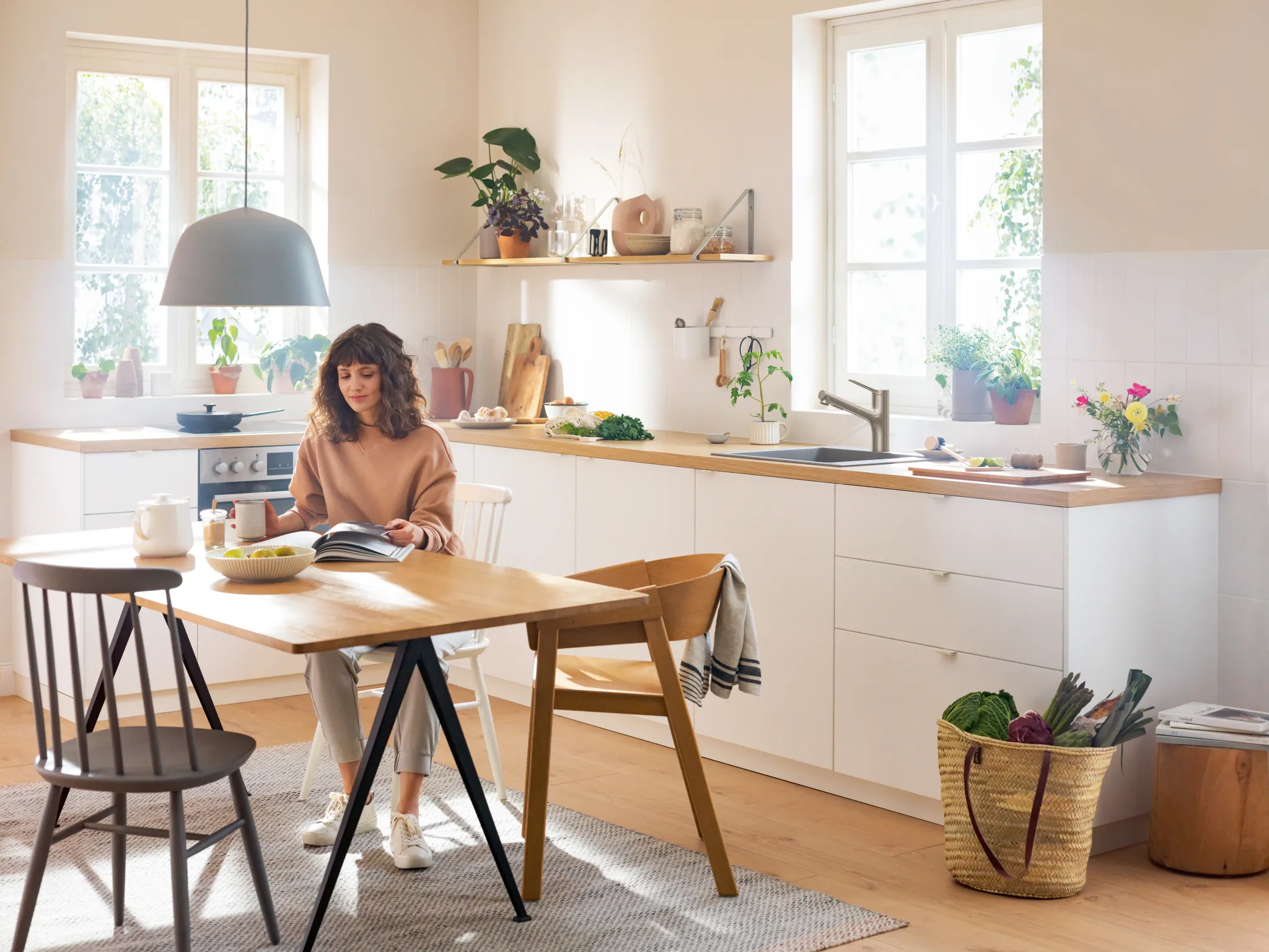 Spültischmischer 150 Zesis M33 Ausziehbrause 2jet chrom Spültischmischer 150 Zesis M33 Ausziehbrause 2jet chrom