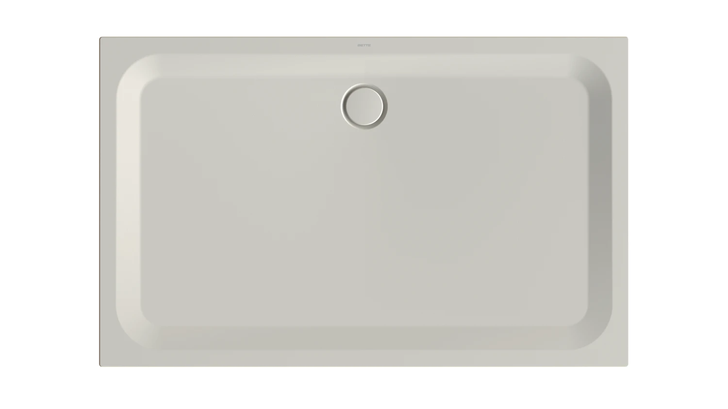 Bette rechteck Duschwanne „BetteUltra“ 1600 × 1000 mm ohne Oberflächenbeschichtung, mit BetteGlasur Plus, ohne Wannenträger, in Flax