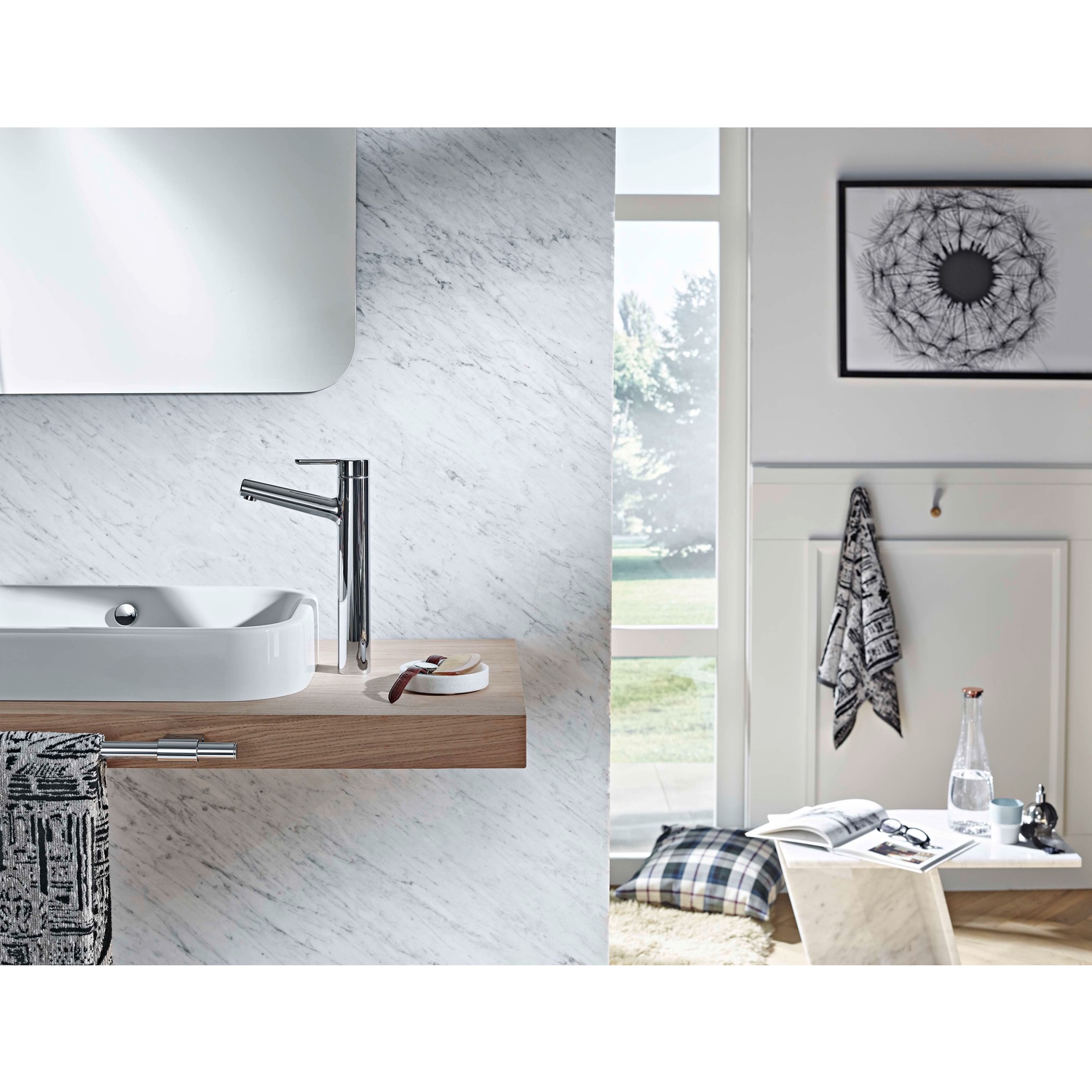 Einhand-Waschtischarmatur „Designo Style“ Ausladung 150 mm in Chrom Einhand-Waschtischarmatur „Designo Style“ Ausladung 150 mm in Chrom