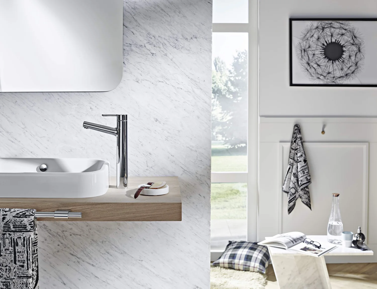 HansaDESIGNO Style Waschtischarmatur Einhebelmischer Hansadesigno 2017 Chrom