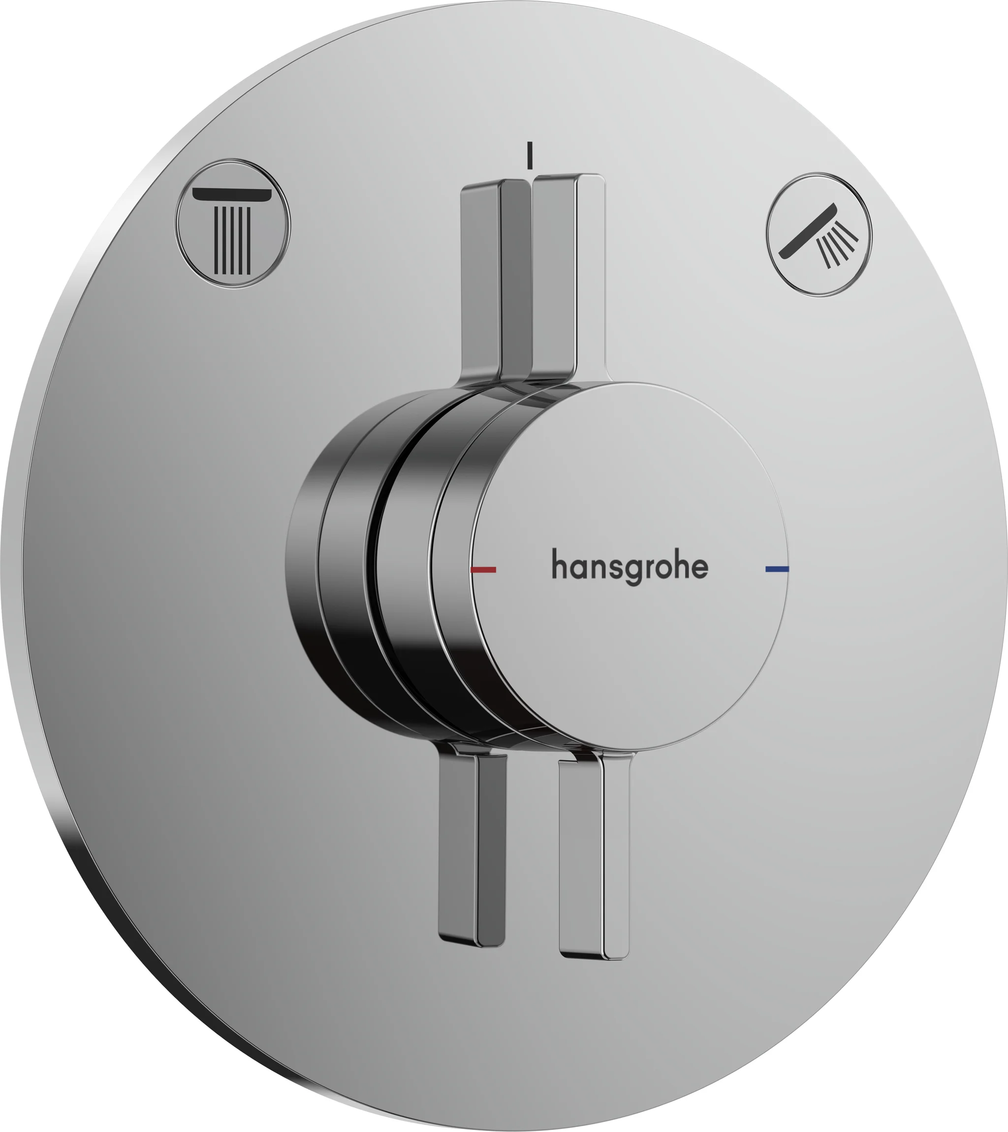 Hansgrohe DuoTurn S Mischer Unterputz, Chrom, 2 Verbraucher, max. Durchfluss 29,5 l/min, Keramikmischsystem, einfache Installation