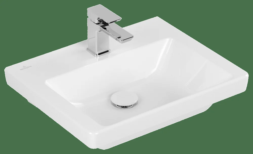 Villeroy & Boch Handwaschbecken Subway 3.0 500x400mm Rechteck 1HL. o. ÜL. Weiß Alpin Villeroy & Boch Handwaschbecken Subway 3.0 500x400mm Rechteck 1HL. o. ÜL. Weiß Alpin