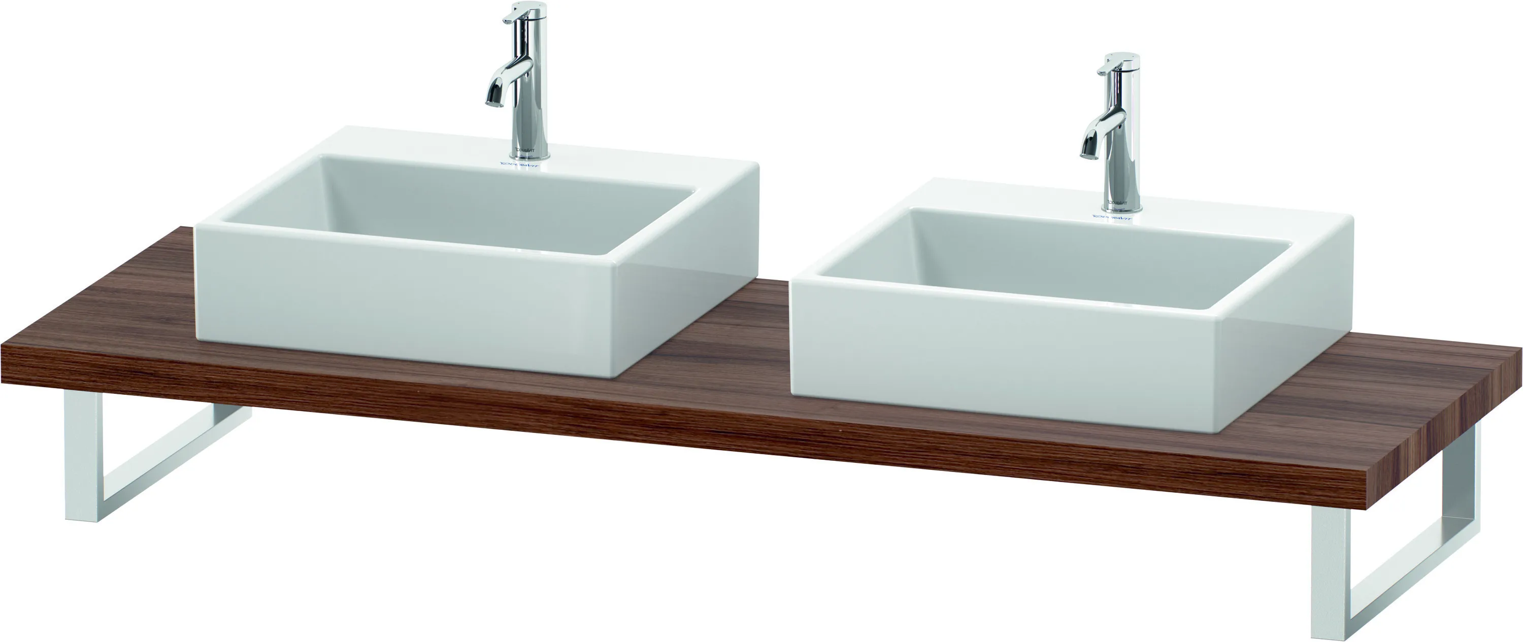 Duravit Konsole „DuraStyle“, links und rechts in Nussbaum Natur Duravit Konsole „DuraStyle“, links und rechts in Nussbaum Natur