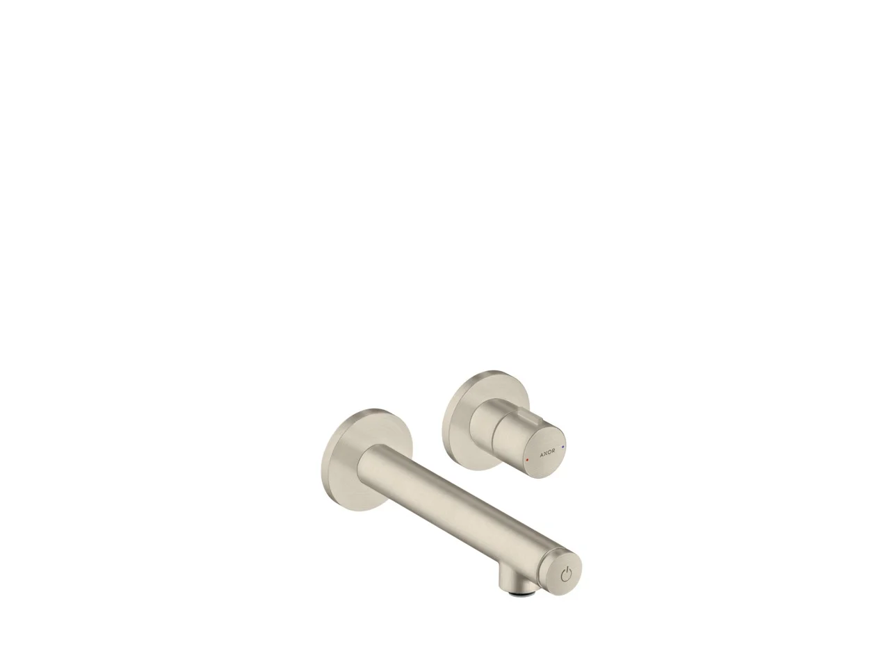 Hansgrohe AXOR Uno Waschtischmischer Unterputz, Brushed Nickel, Ausladung 158 mm, Zylindergriff, Normalstrahl, max. Durchfluss 5 l/min Hansgrohe AXOR Uno Waschtischmischer Unterputz, Brushed Nickel, Ausladung 158 mm, Zylindergriff, Normalstrahl, max. Durchfluss 5 l/min