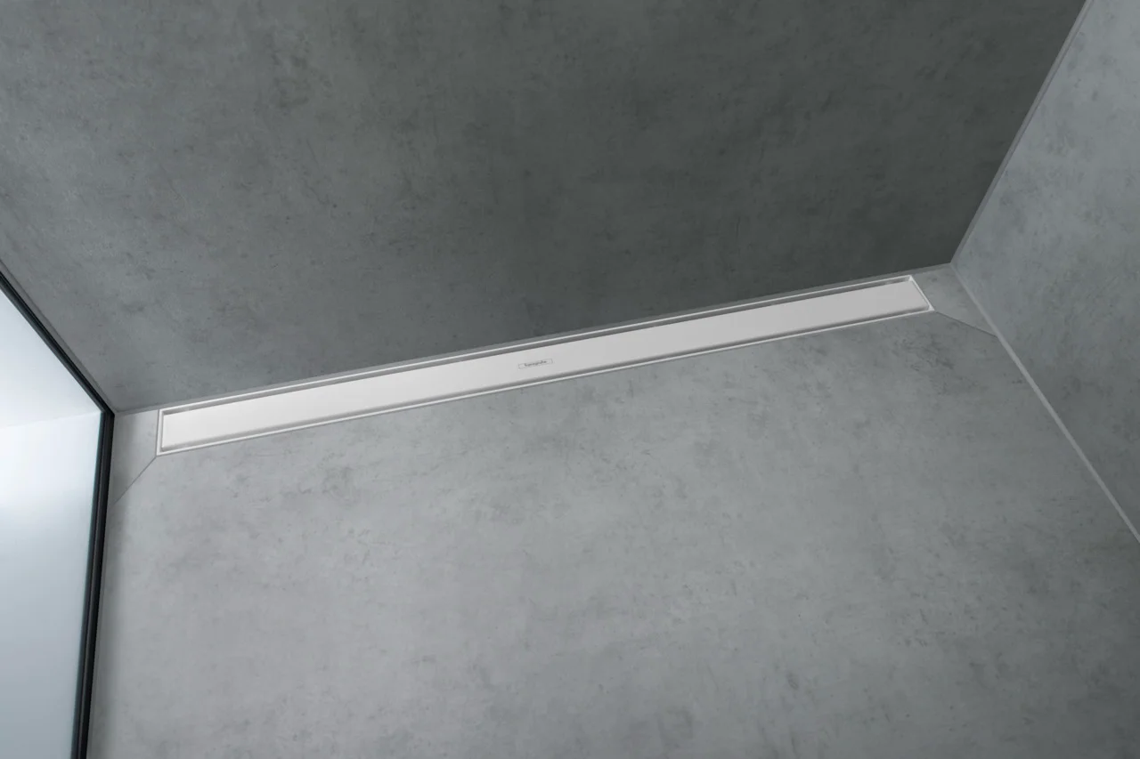 Hansgrohe RainDrain Match Duschrinne 900 mm, höhenverstellbarer Rahmen, Edelstahl V2A, bis 18 mm Fliesenstärke Hansgrohe RainDrain Match Duschrinne 900 mm, höhenverstellbarer Rahmen, Edelstahl V2A, bis 18 mm Fliesenstärke