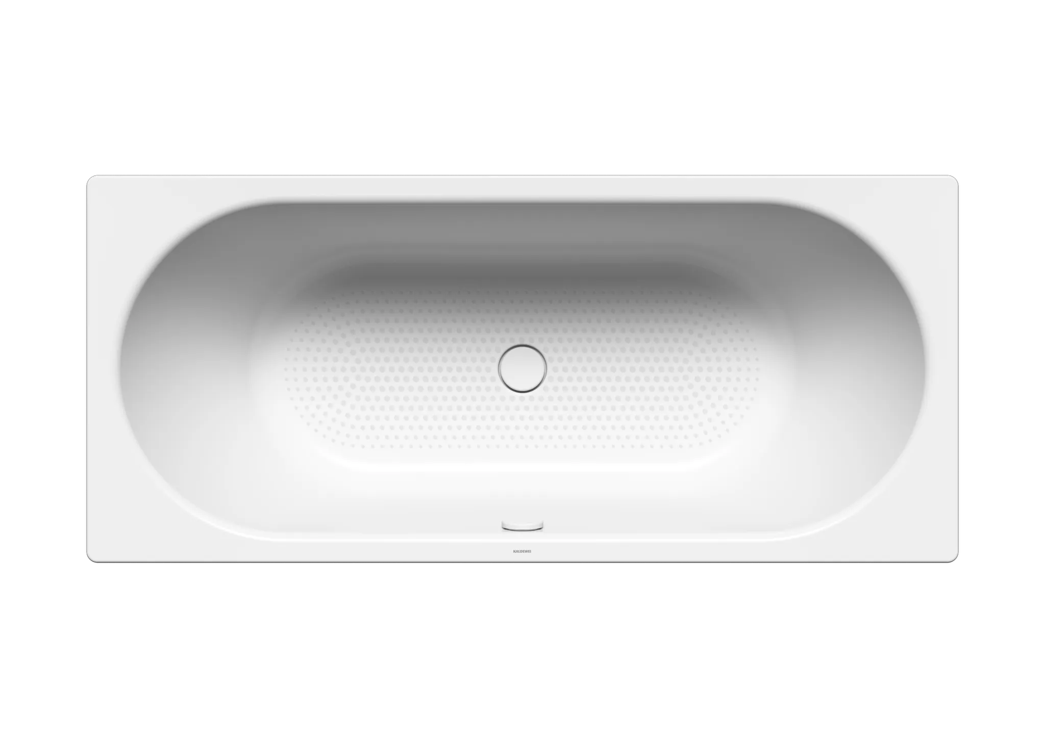 Kaldewei Badewanne „Centro Duo“ rechteck 170 × 75 cm mit Überlaufbohrung, in alpinweiß