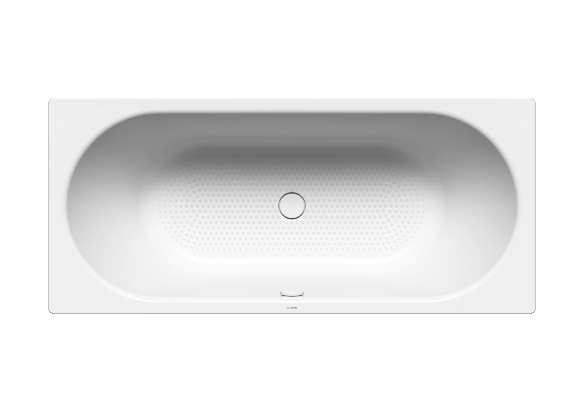 Kaldewei CENTRO DUO Badewanne, alpinweiß, Perl-Effekt, Vollantislip, 1700x750 mm, 460 mm Tiefe