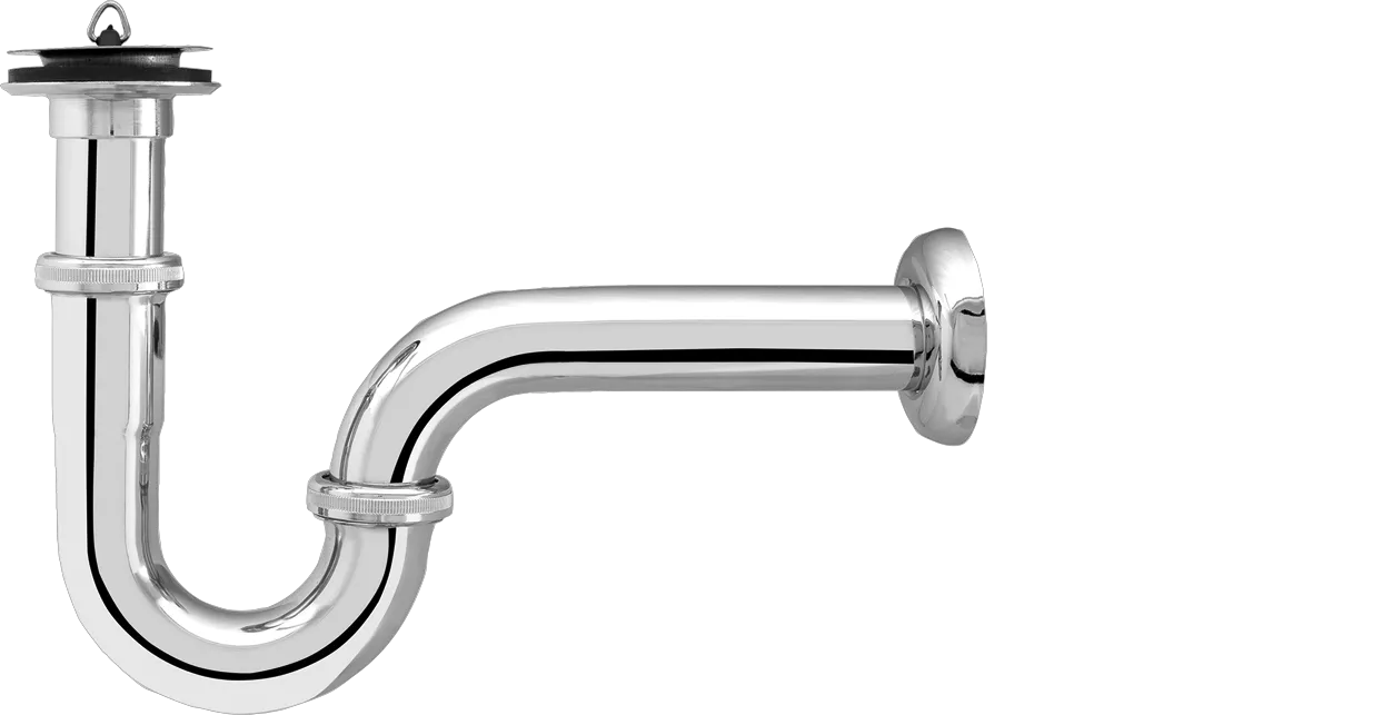 Röhrengeruchverschluss MS vc 1 1/4″ x 60 mit Universalventil und Stopfen