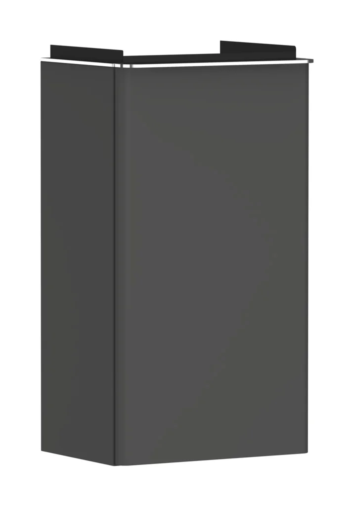 Hansgrohe Xelu Q Waschtischunterschrank Diamantgrau Matt, 340x245 mm, Türanlage links, SoftClose, inkl. Raumsparsiphon