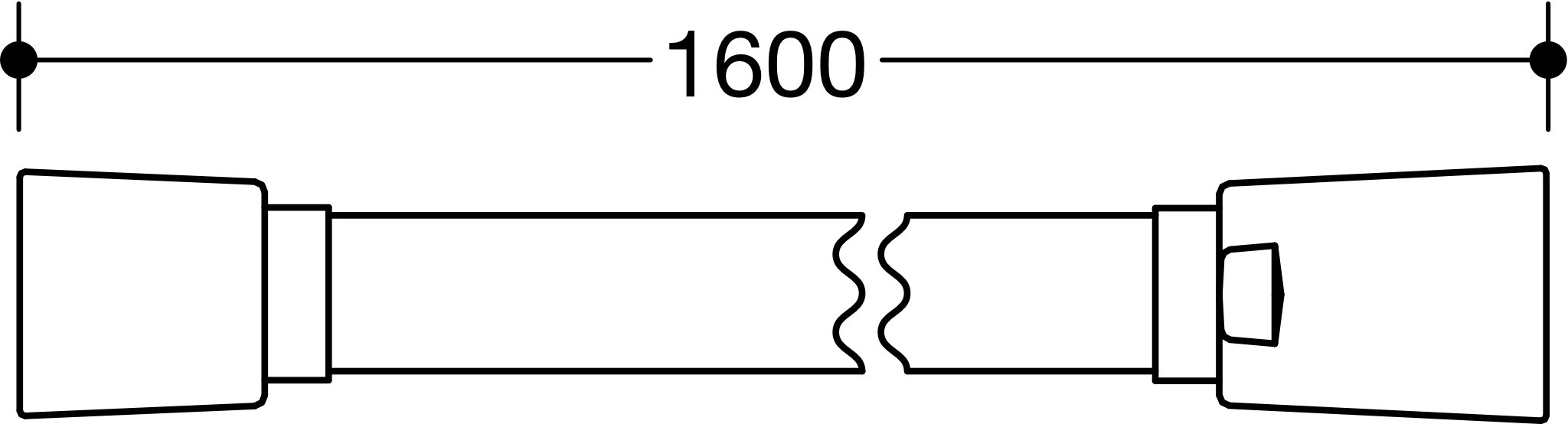 Duschschlauch 950.33.E057