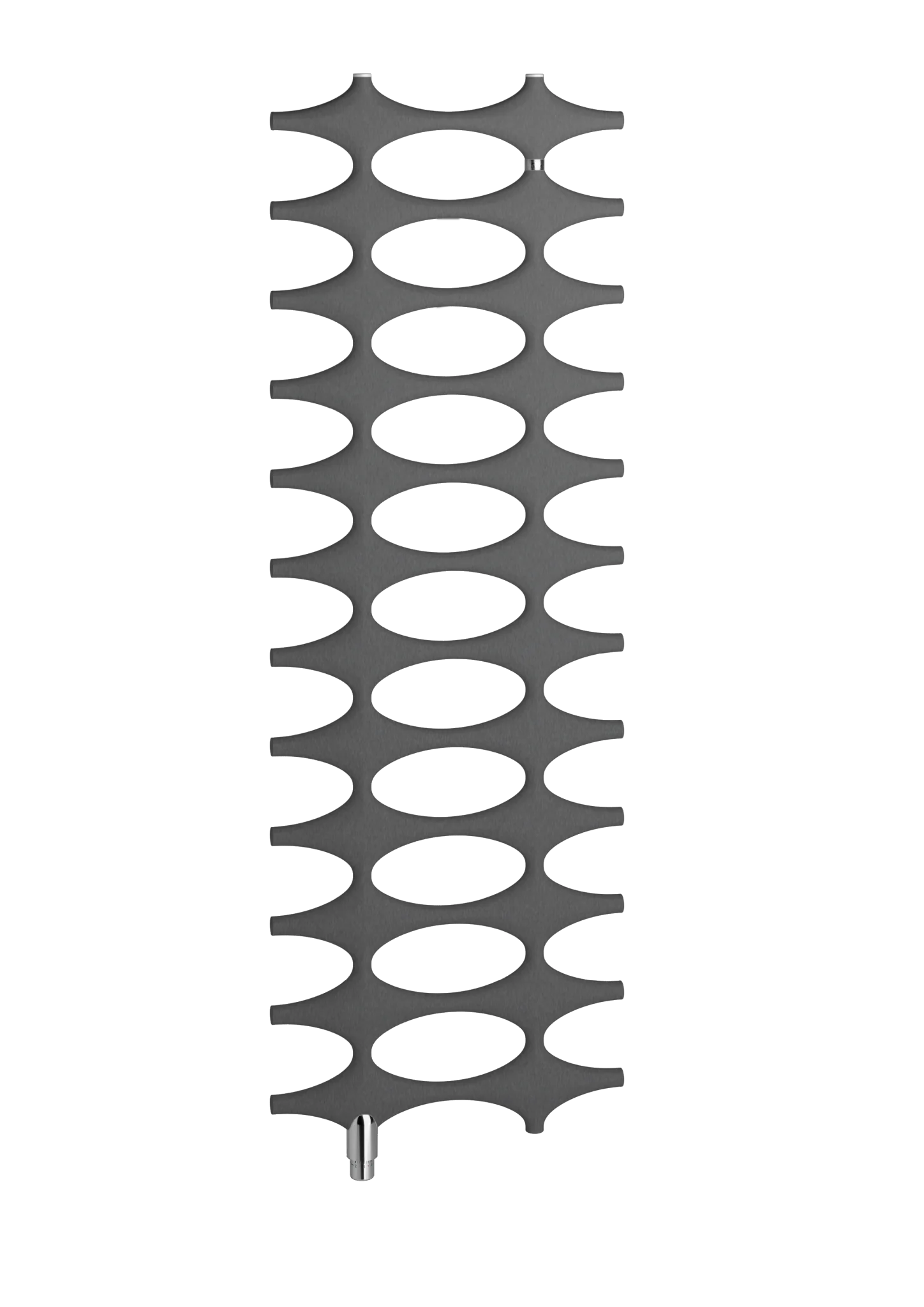 Kermi Design-Heizkörper „Ideos®-V“ 75,8 × 150,8 cm in Graphit Metallic