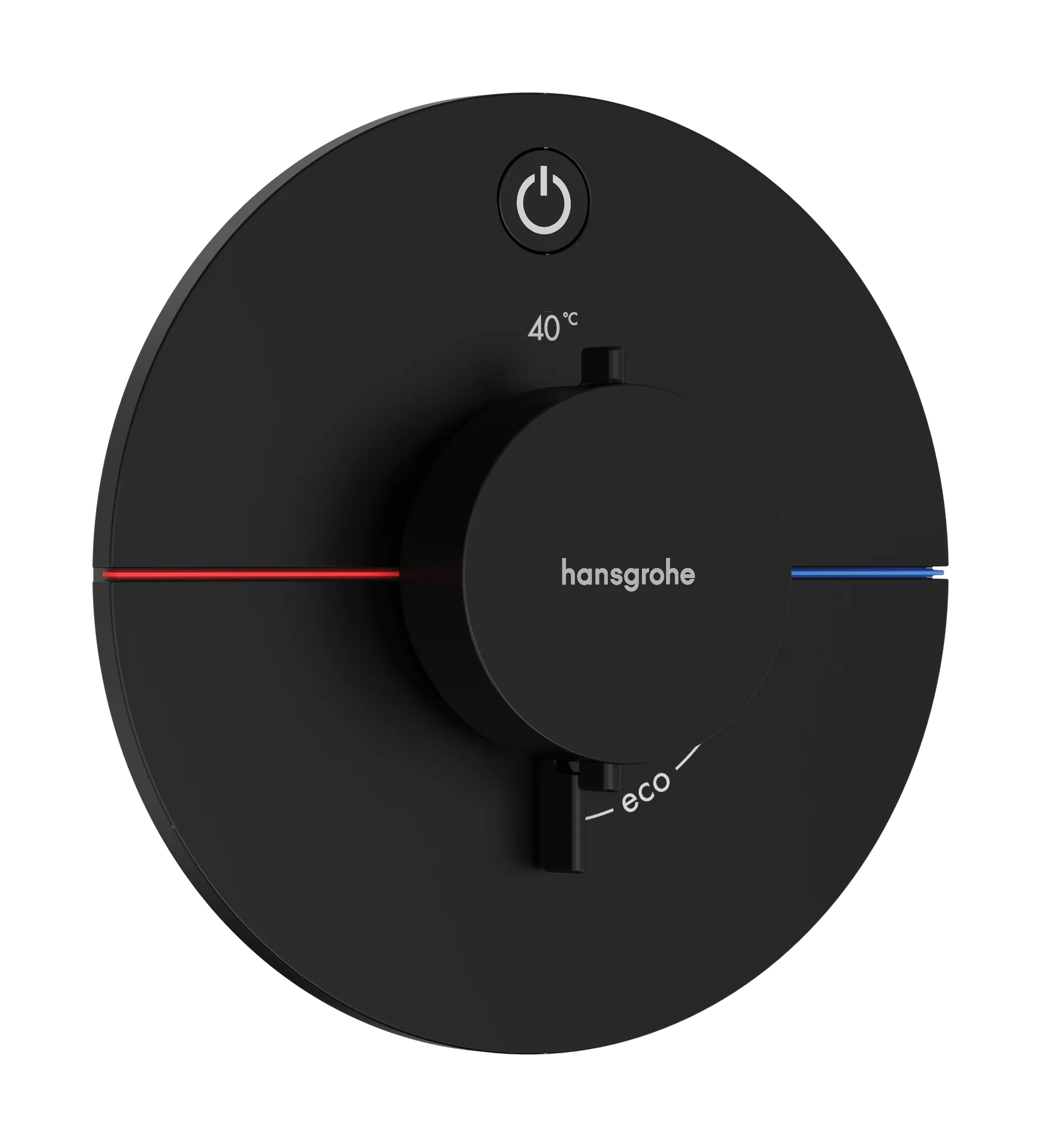 ShowerSelect Comfort S Thermostat Unterputz für 1 Verbraucher Chrom Farbe: Mattschwarz ShowerSelect Comfort S Thermostat Unterputz für 1 Verbraucher Chrom Farbe: Mattschwarz