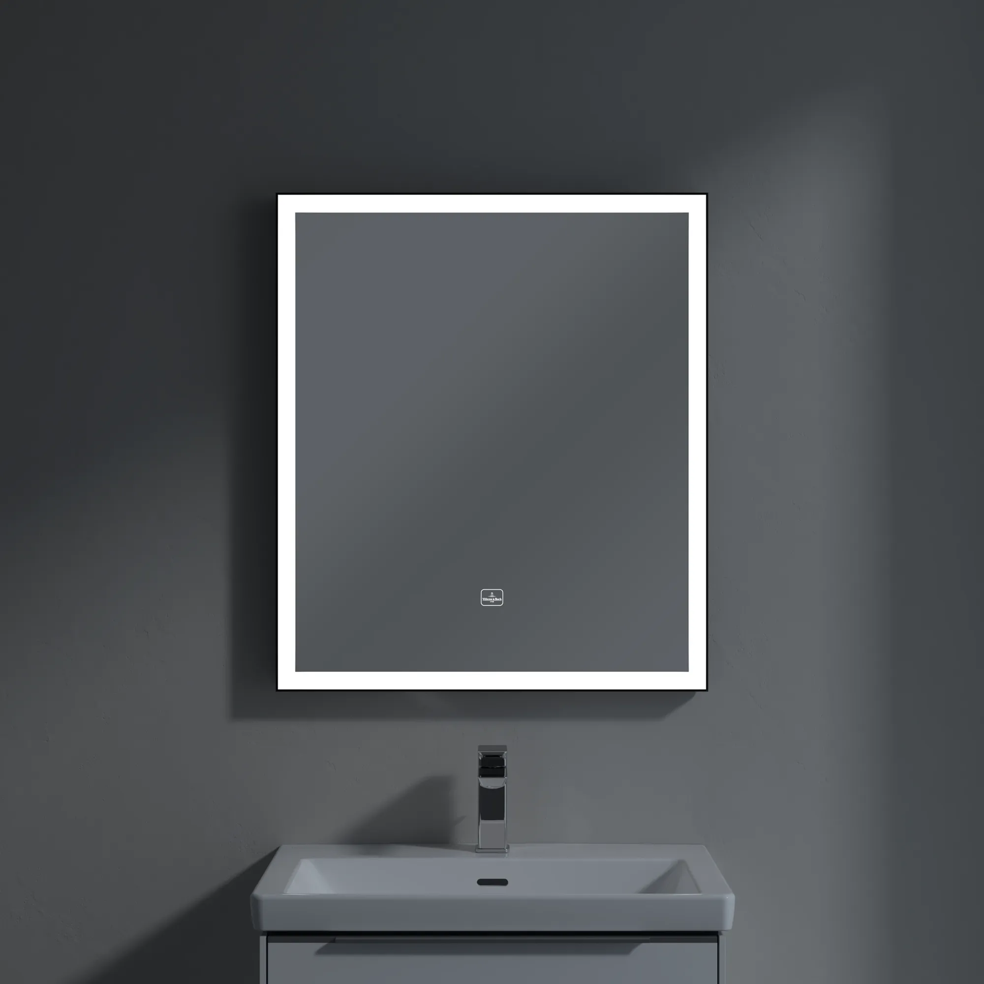 Villeroy & Boch Spiegel „Subway 3.0“ 650 × 750 mm in BiColour (Black Matt, White Matt) Villeroy & Boch Spiegel „Subway 3.0“ 650 × 750 mm in BiColour (Black Matt, White Matt)